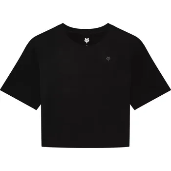 Dámské tričko Dámské triko Fox W Forums Ss Tech Tee Crop Black 33594-001 25/26