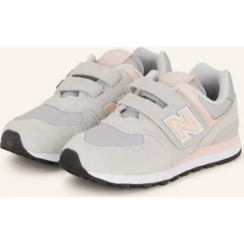 Dámské tenisky New Balance Dívčí Sneakersy 574, světle šedá / růžová, 32