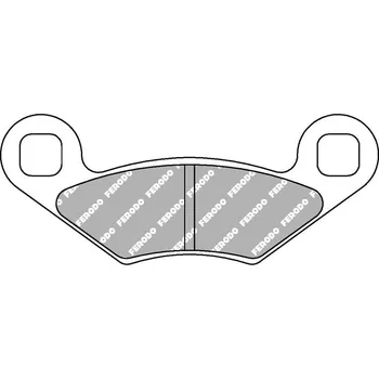 Brzdová destička Brzdové destičky FERODO