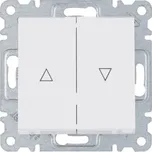 Hager Vypínač žaluziový 1-pólový, Lumina soul, bílá lesk