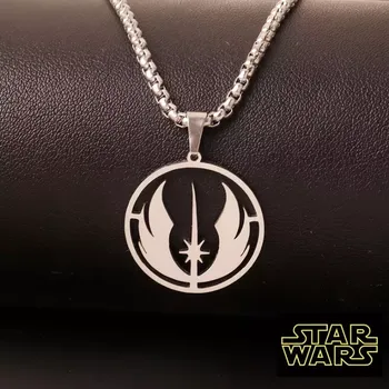Seriál Ocelový náhrdelník Star Wars Jedi Order stříbrný