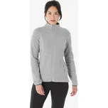 QUECHUA Dámská turistická fleecová mikina MH 100 2XL ŠEDÁ