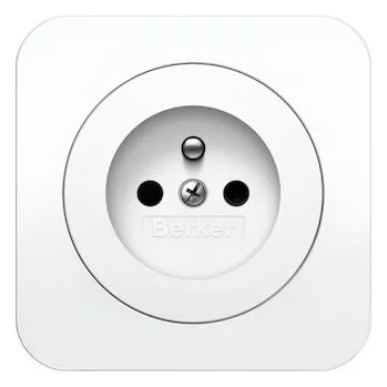 Elektrická zásuvka Zásuvka Berker R.1 bílá kompletní