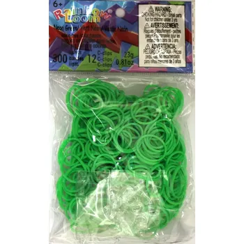 kreativní sada Rainbow Loom ® náhradní gumičky neonové zelené
