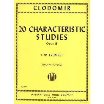 Pierre-Francois Clodomir: 20 Characteristic Studies op. 18 - Foveau (noty na trubku)