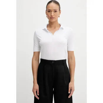 Dámské tričko Polo tričko Calvin Klein LV044B208G bílá 00X, vel. S