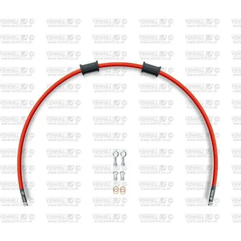 Hadice zadní brzdy Venhill POWERHOSEPLUS SUZ-6033RS-RD (1 hadice v sadě) červené hadice, nerezové koncovky