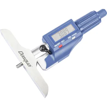 Posuvné měřítko Dasqua 4710-2205 Digitální hloubkový mikrometr s digitálním displejem 0 - 150 mm DIN 863