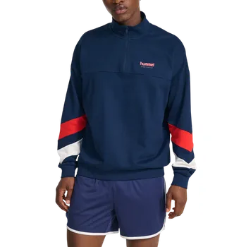 Pánská mikina Mikina Hummel Oversized Halfzip Sportswear Sweatshirt 226091-7459 Velikost S