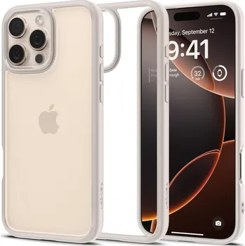 Náhradní kryt pro mobilní telefon Kryt Spigen Ultra hybrid iPhone 16 Pro Max Natural Titanium