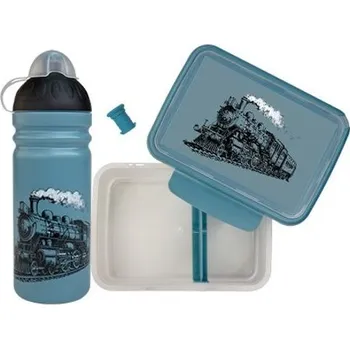 Svačinový box SET Parní expres- zdravá láhev/zdravá sváča