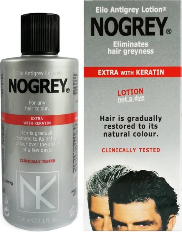 NOGREY Elio Antigrey Lotion 200ml - vlasová voda proti šedinám s keratinem