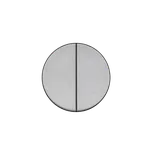 rond 2.0 | vypínače + tlačítka 230 V - retrofit, easyfit Spínače/tlačítka: Dvojitý přepínač střídavý (řazení 6+6), Varianta: trimless, Barva: basic grey