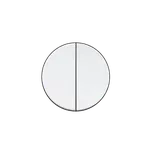 rond 2.0 | vypínače + tlačítka 230 V - retrofit, easyfit Spínače/tlačítka: Dvojitý přepínač střídavý (řazení 6+6), Varianta: trimless, Barva: basic white