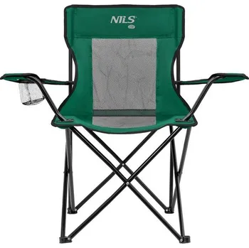Křeslo Turistické křeslo NILS Camp NC3302 zelené/černé