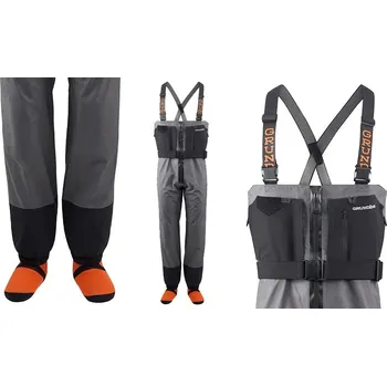 Rybářské oblečení Brodící kalhoty dýchací GRUNDÉNS Vector Zip - X-LARGE KING 12-14