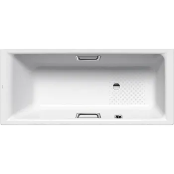 Vana Kaldewei Puro Star 694 obdélníková vana 170x80 cm, s otvory pro madla, Antislip, bílá