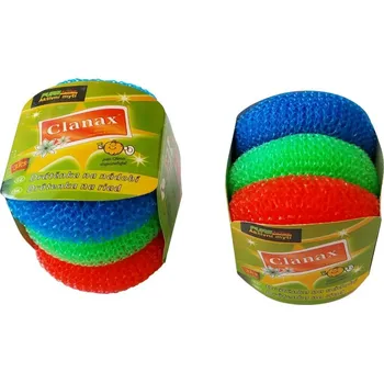 Drátěnka Drátěnka na nádobí NYLON sada 3 ks, 8 g HOME LINE