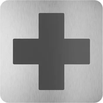 Plechová cedule Sanela Piktogram - první pomoc SLZN 44E