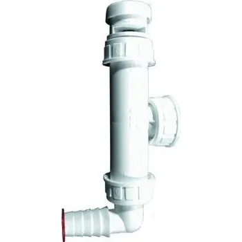 kanalizace HL Přípojka 1" pro pračku nebo myčku nádobí se zpětnou armaturou a přivzdušňovacím ventilem