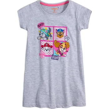 Dívčí pyžamo Dívčí noční košile PAW PATROL RUFF! šedá Velikost: 98