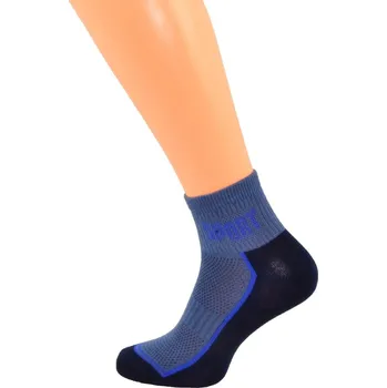 Dámské ponožky Gapo Dámské kotníkové ponožky Antibakteria sport 2 1. Velikost: 3-4 (EU 35-37), 2. Barva: Ocelová/modrá
