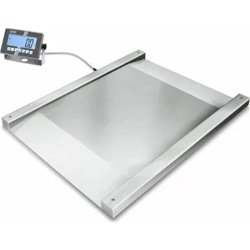 Průmyslová váha Nerezová nájezdová váha KERN NXC Max. váživost: 600 kg, Rozměry: 	1000×1000 mm, Dělení: 0,2 kg