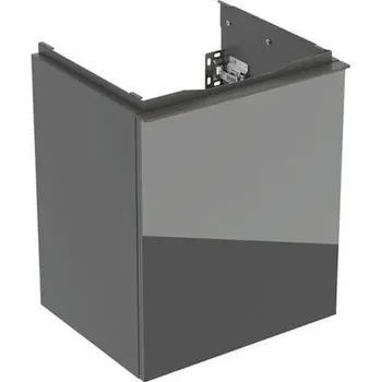 Koupelnový nábytek Geberit Acanto skříňka pod umývátko 44,6x37,9x41,9 cm, 1x zásuvka, lakovaná mat láva, sklo lesk láva