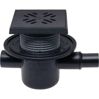 Odvodňovací žlab HL Podlahová vpust DN50 s ležatým odtokem, s pevnou izolační přírubou, ZU standard