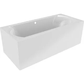 Vana Riho Linares vana Plug&Play, 200x90 cm, levá, integrované panely, bílá