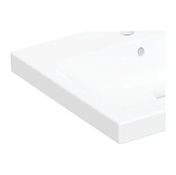 Umyvadlo Geberit iCon umyvadlo na desku 60x48 cm, otvor pro baterii, s přepadem, alpská bílá mat