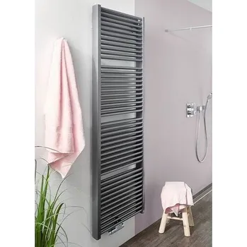 Radiátor Kermi DUETT topný žebřík 1492x74x784mm, stříbrná lesklá