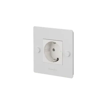 Elektrická zásuvka BUSTER + PUNCH EU 1G SOCKET / SCHUKO TYPE F Barva: Bílá