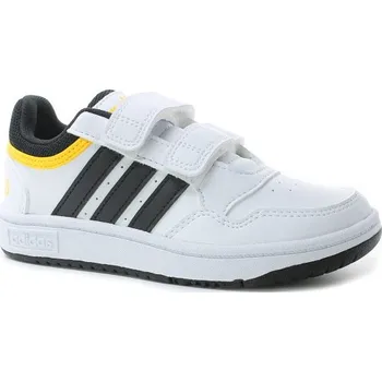 Chlapecká obuv adidas HOOPS 3.0 CF C IF5316 bílé, dětská obuv vel.33,5 (adidas HOOPS 3.0 CF C IF5316 bílé)
