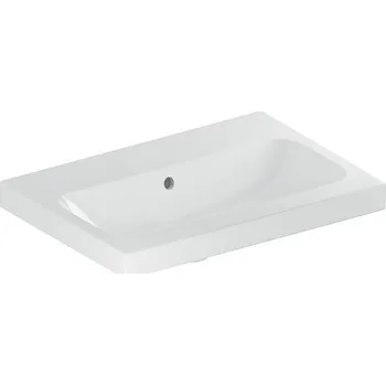 Umyvadlo Geberit iCon umyvadlo, 60x42 cm, bez otvoru pro baterii, s přepadem, KeraTect, bílá