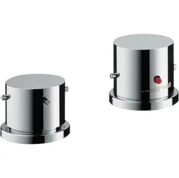 Vodovodní baterie Axor Starck Termostatická 2-otvorová baterie, chrom