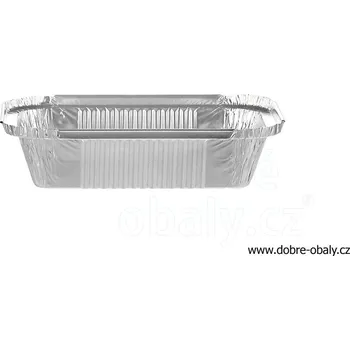 Jednorázové nádobí ALU miska hranatá 547 ml, 191 x 139 x 30 mm R1-08L - ALU miska h