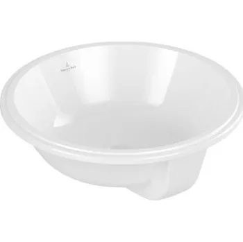 Umyvadlo Villeroy & Boch Architectura vestavné umyvadlo, průměr 40 cm, bez přepadu, bílá Alpin