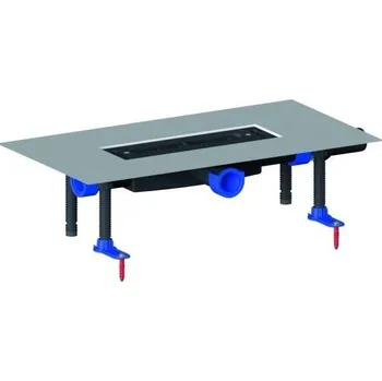 Odvodňovací žlab HL INFLOOR Těleso vtoku sprchového žlabu k zabudovaní do plochy i ke stěně, odtok DN40, bez odtokového žlábku, včetně zápachové uzávěry (30mm)