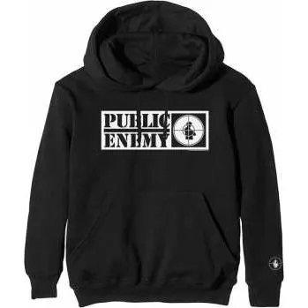 Pánská mikina Merch Public Enemy: Mikina Crosshairs Logo Public Enemy L