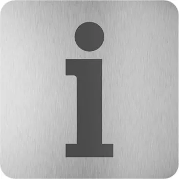 Plechová cedule Sanela Piktogram - informace SLZN 44B