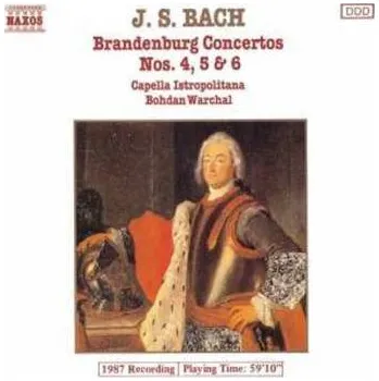 Zahraniční hudba CD Johann Sebastian Bach: Brandenburg Concertos Nos. 4, 5 & 6 1991