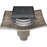 HL Velkokapacitní dvorní vtok DN110, svislý odtok s živičným pásem, ZU