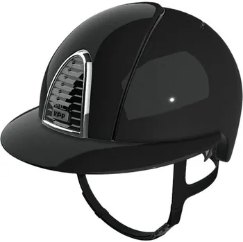 Jezdecká přilba Jezdecká ochranná helma KEP Cromo 2.0 Shine/Shine Polo peak