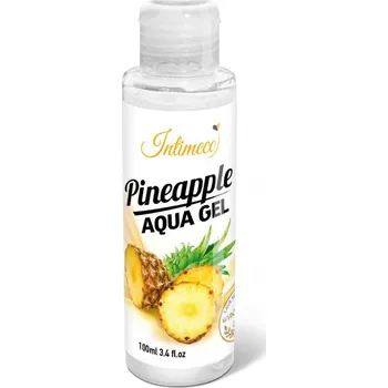 Lubrikační gel Intimeco Pineapple Aqua Gel hydratační intimní gel s vůní ananasu 100ml