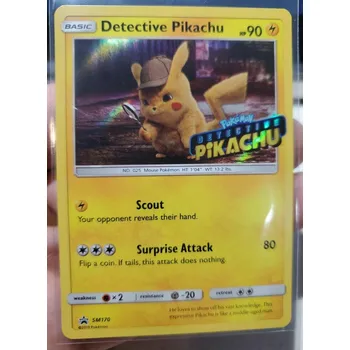 Sběratelská karetní hra Detective Pikachu SM170 - Sun & Moon Promos Stamped