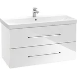 Villeroy & Boch Avento skříňka pod umyvadlo, 78x45,2x51,4 cm, 2x zásuvka, Crystal White