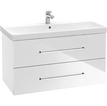 Koupelnový nábytek Villeroy & Boch Avento skříňka pod umyvadlo, 78x45,2x51,4 cm, 2x zásuvka, Crystal White