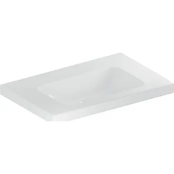 Umyvadlo Geberit iCon umyvadlo 75x48 cm, bez otvoru pro baterii, bez přepadu, KeraTect, bílá