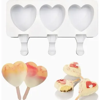 fomička na zmrzlinu Silicolove forma silikonová na nanuky srdce - malé